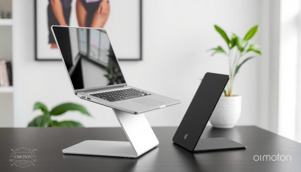 suporte notebook Omoton Vertical
