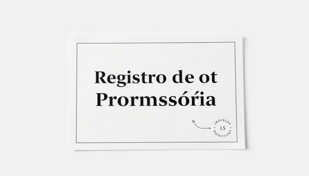 Registro de Nota Promissória