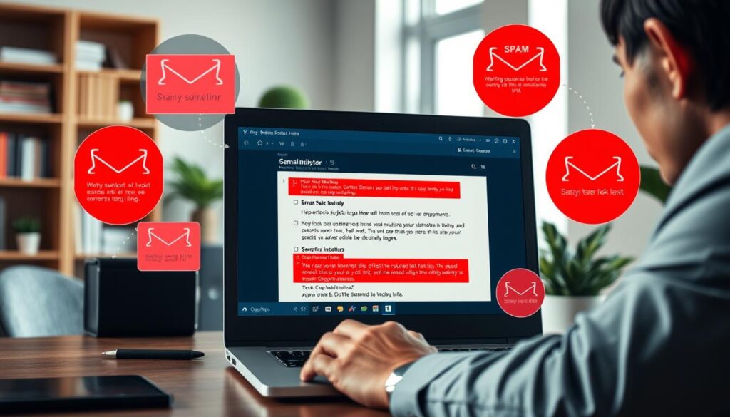 como identificar spam