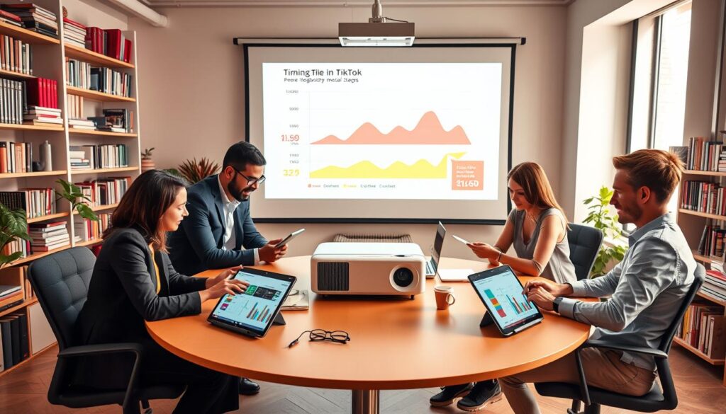 estratégias de horário no tiktok