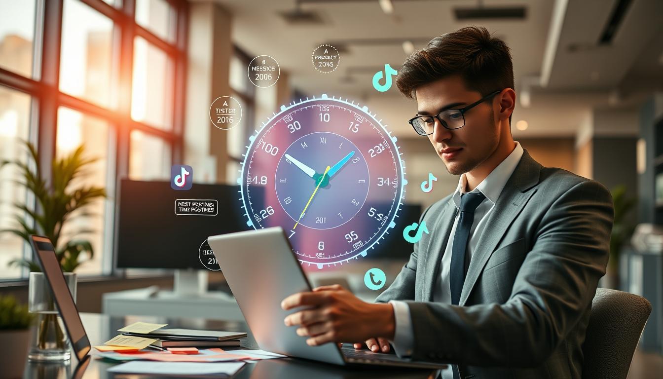 melhor horário para postar no tiktok