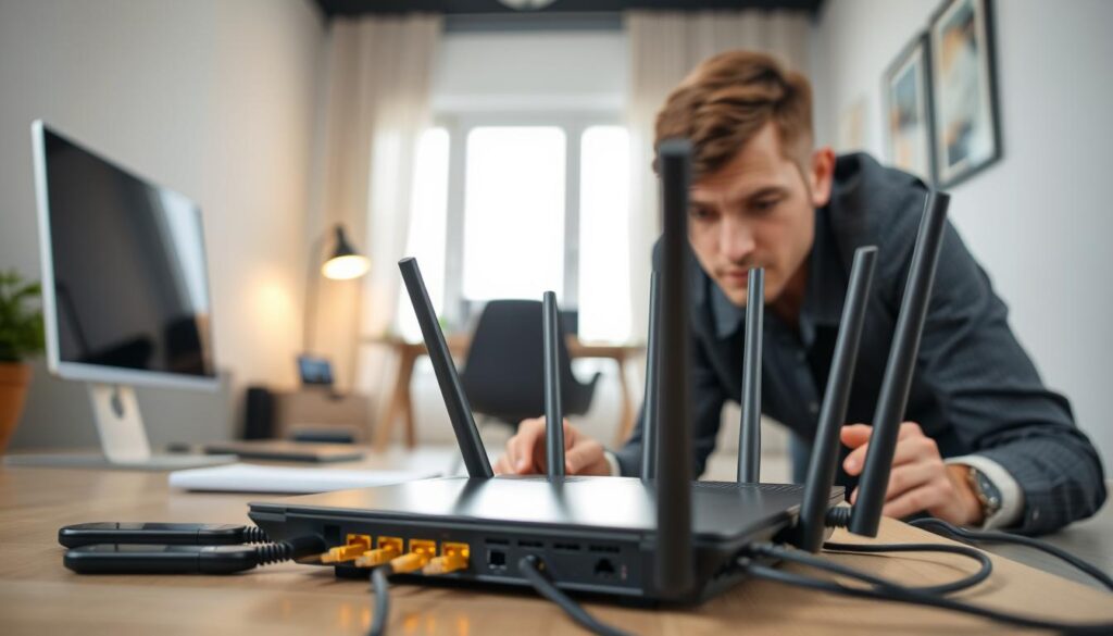 reinicializar roteador