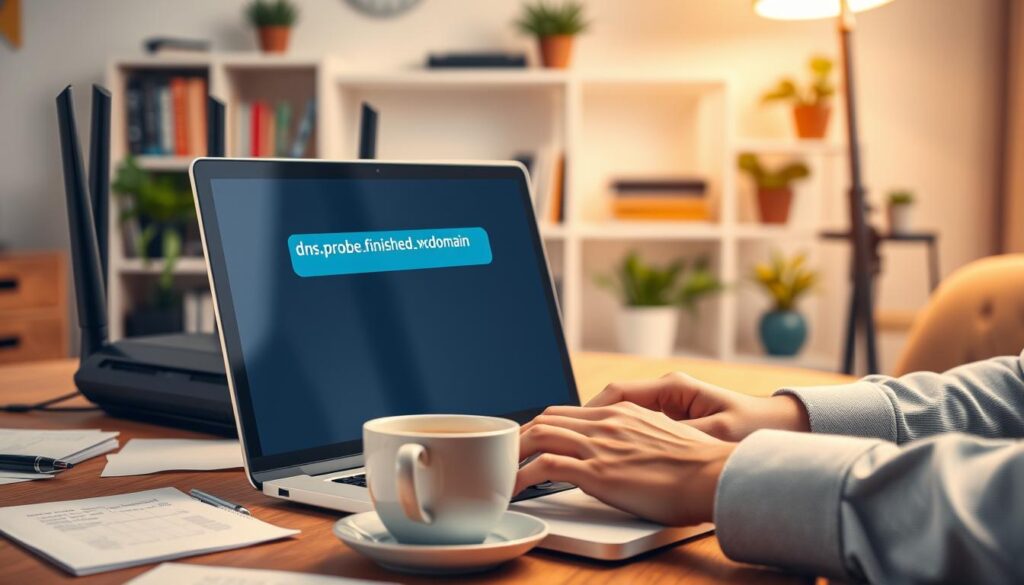 roteador dns_probe_finished_nxdomain