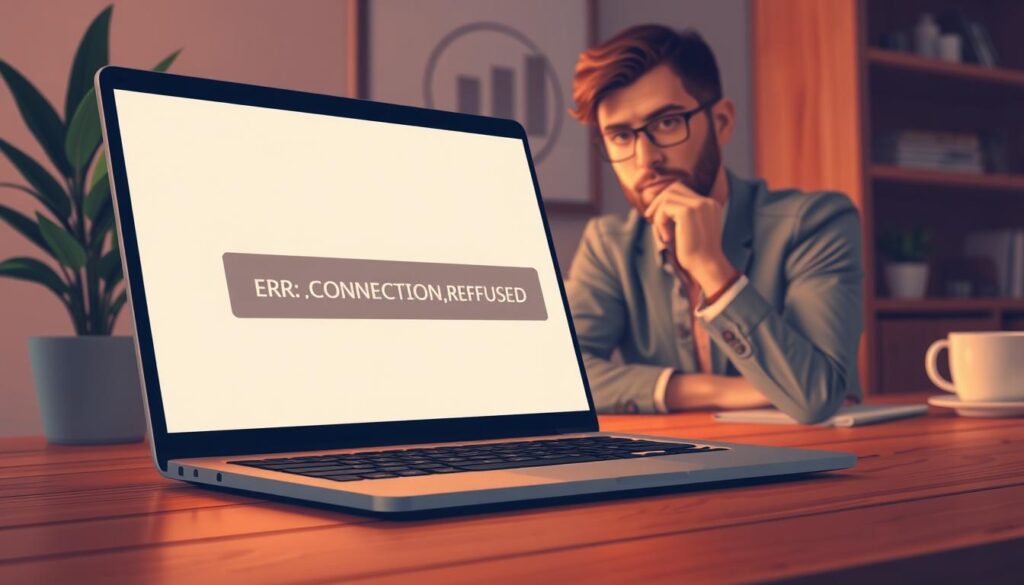 solução para err_connection_refused