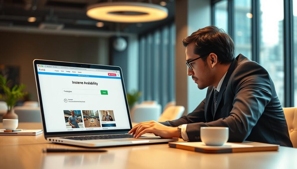 verificar disponibilidade do nome de usuário