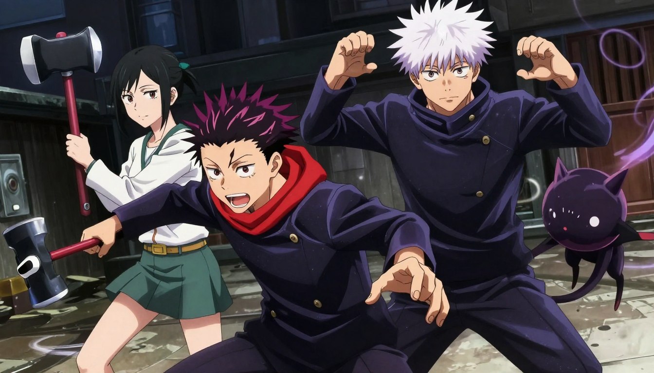 personagens principais de jujutsu kaisen