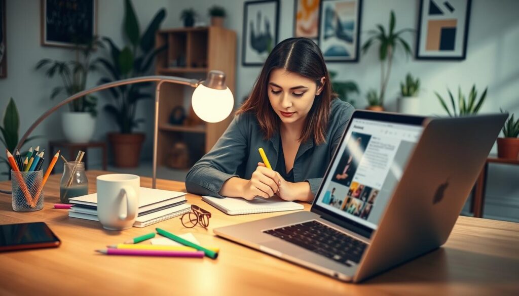 ideias para bio feminina com foco em call to action